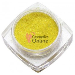 Decor pentru unghii NADP031BB praf de sirena de 2,5gr Yellow cu Reflexii